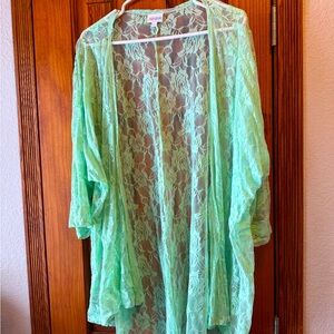 LuLaroe lace coverup